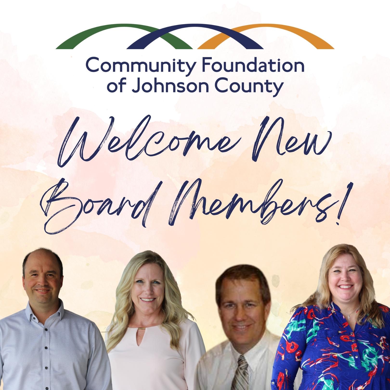 Welcome New CFJC Board Members! | Community Foundation of Johnson County
