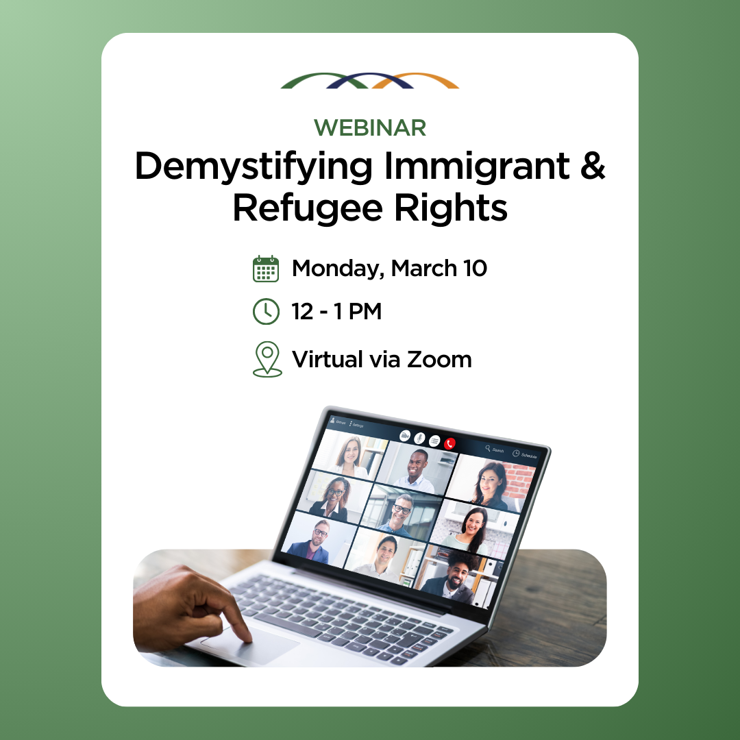 Webinar: Demystifying Immigrant & Refugee Rights | Community Foundation ...